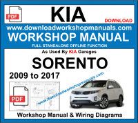 Kia Sorento Service Repair Workshop Manual Download